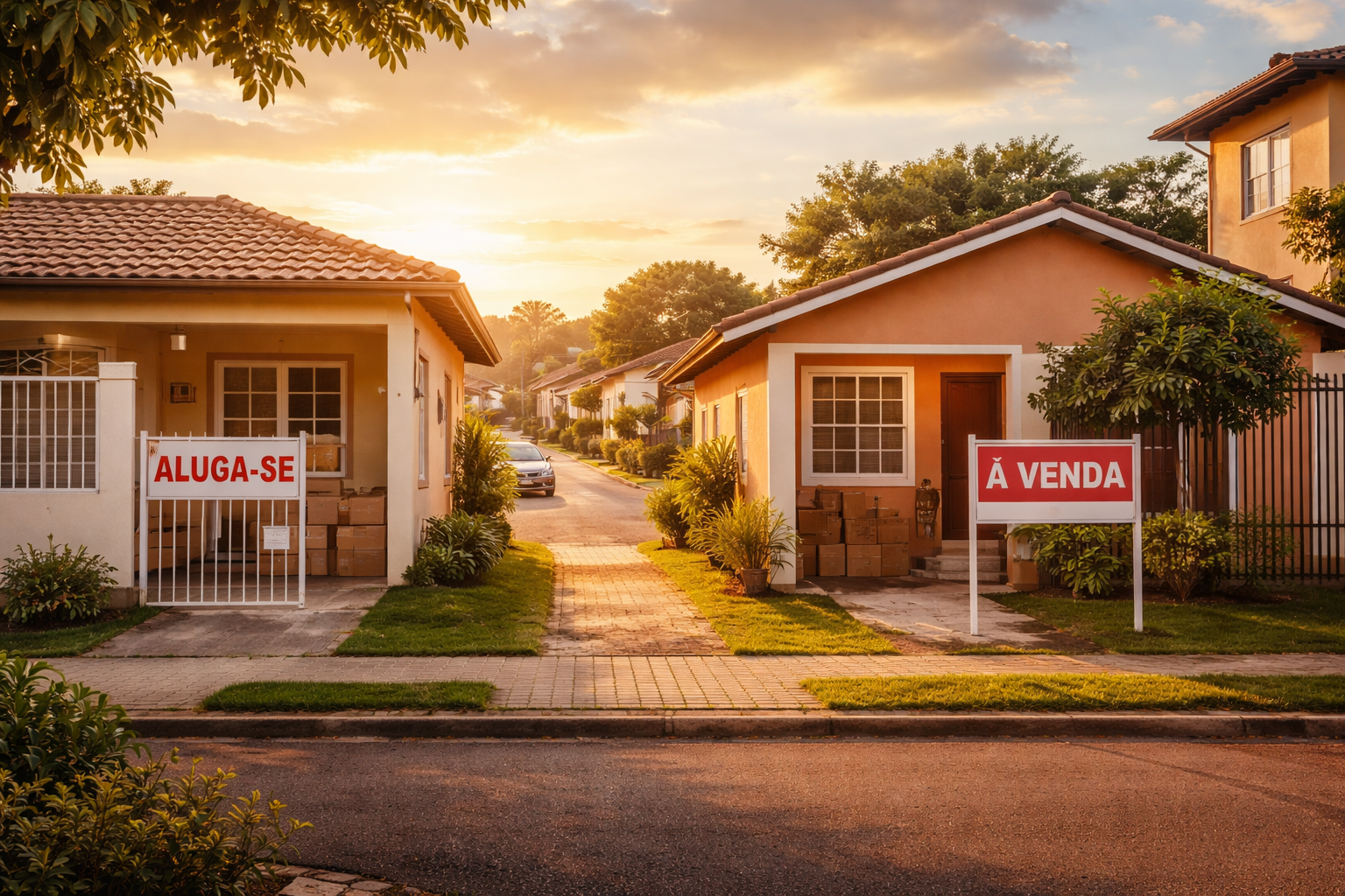 Bairro residencial em Uberaba-MG — aluguel ou financiamento MCMV