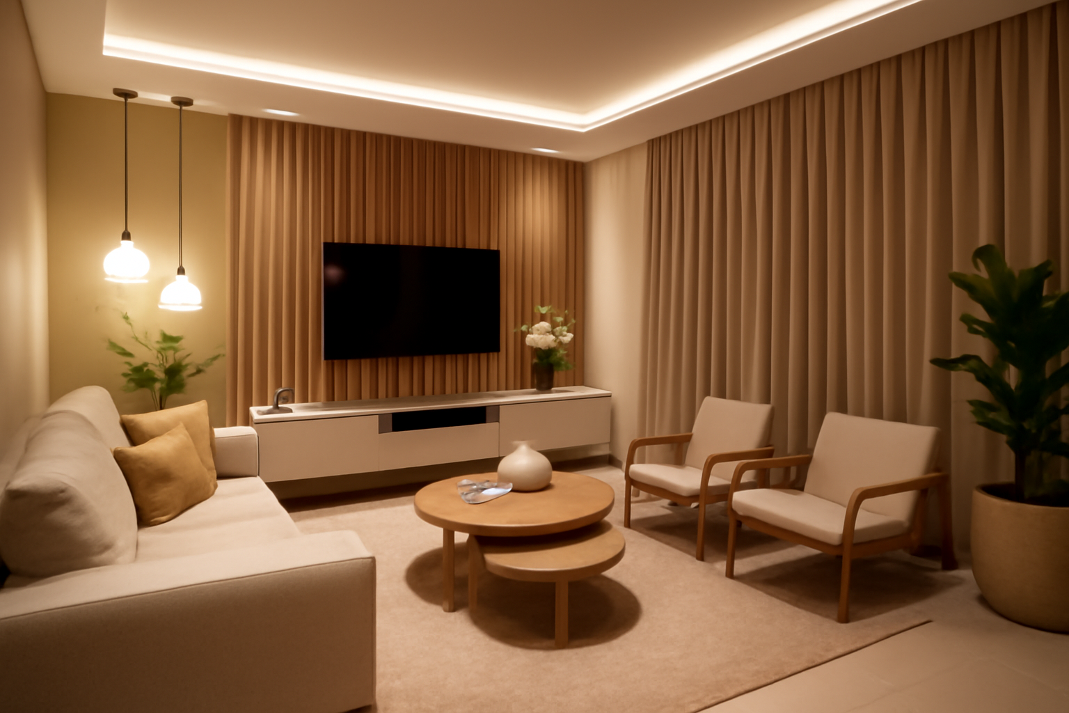 Design de interiores: o incrível poder das luzes