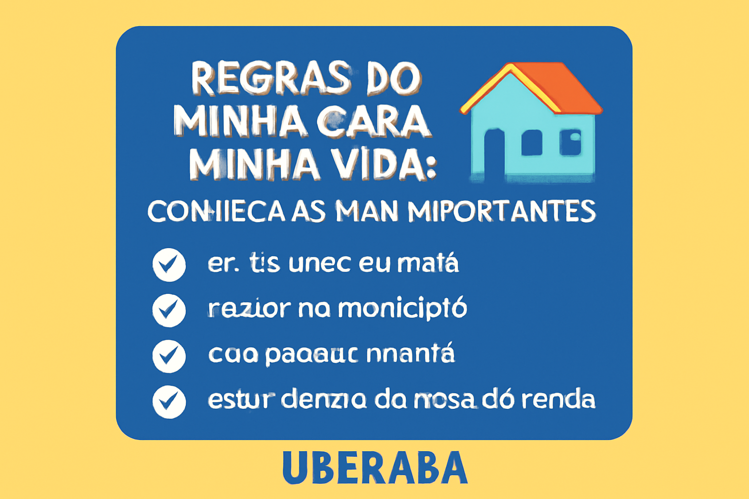Regras do Minha Casa, Minha Vida: conheça as mais importantes